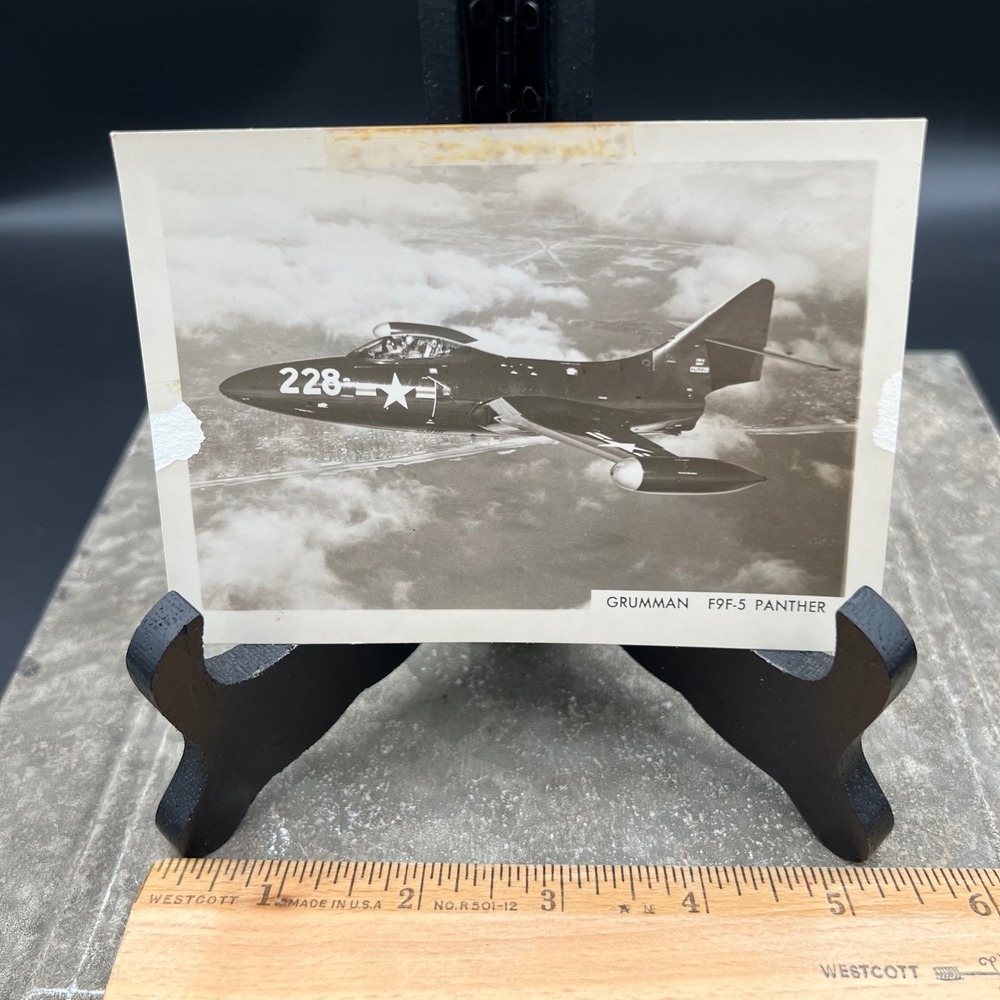 Vintage  Lot of Five military planes black and white photographs